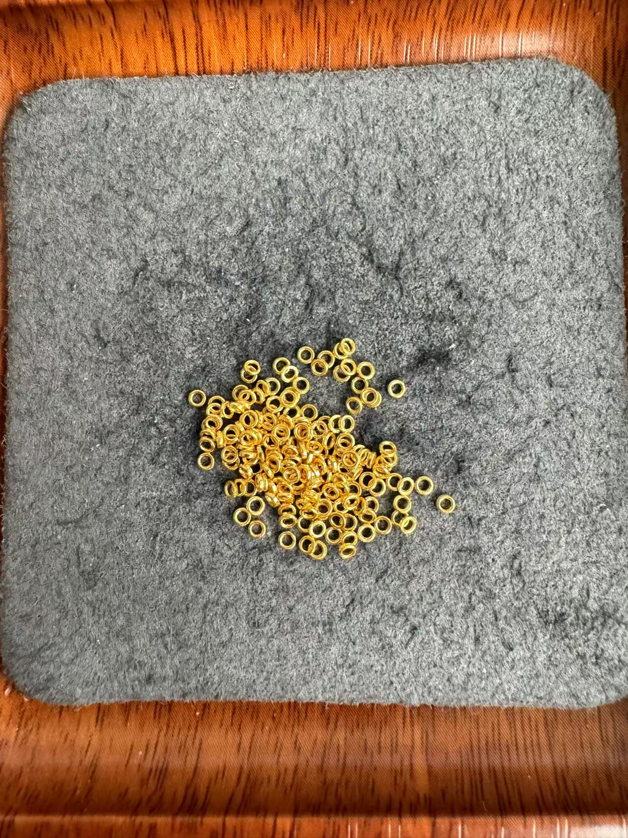 足金999 古法工艺卡2小金圈