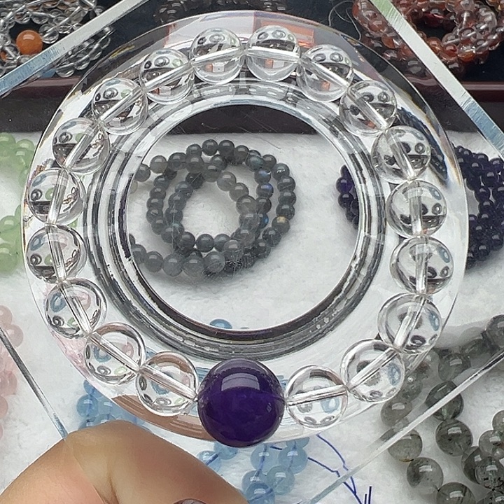 长石玉未镶嵌手串