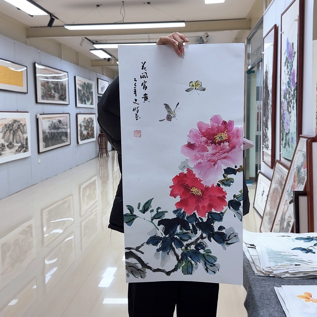 国画国画作品多次
