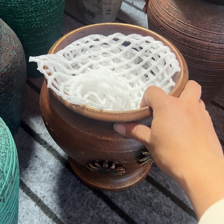 粗陶带孔高20口18