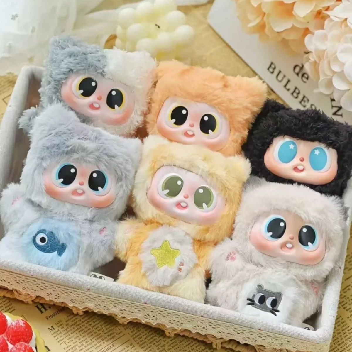 【拆盒】pitty二代喵喵宿舍毛绒盲盒摆件玩具公仔手办创意礼物