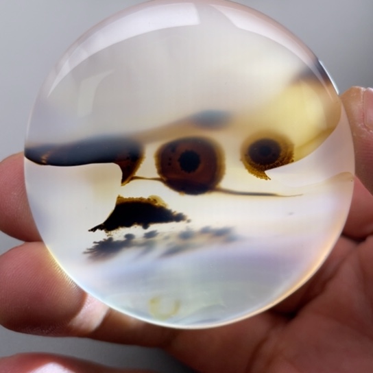 玛瑙/玉髓颈饰未镶嵌蓝*