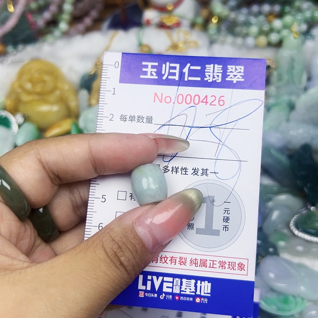 翡翠未镶嵌吊坠(不含链)11