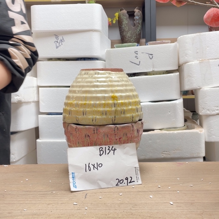 粗陶多肉花盆微瑕134