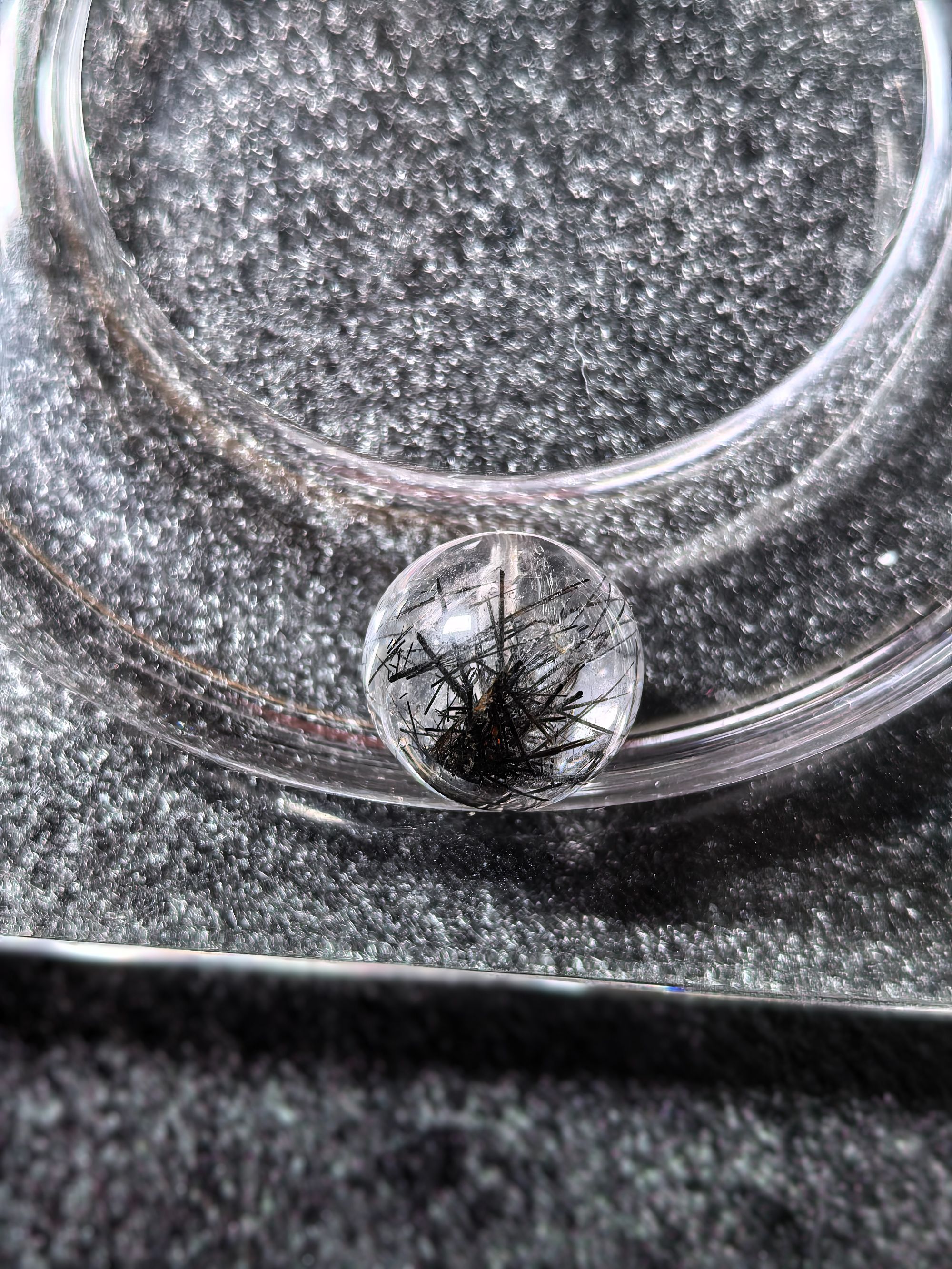 非金属仿水晶手链 半盆13+mm单珠胜乐DIY设计水晶手串