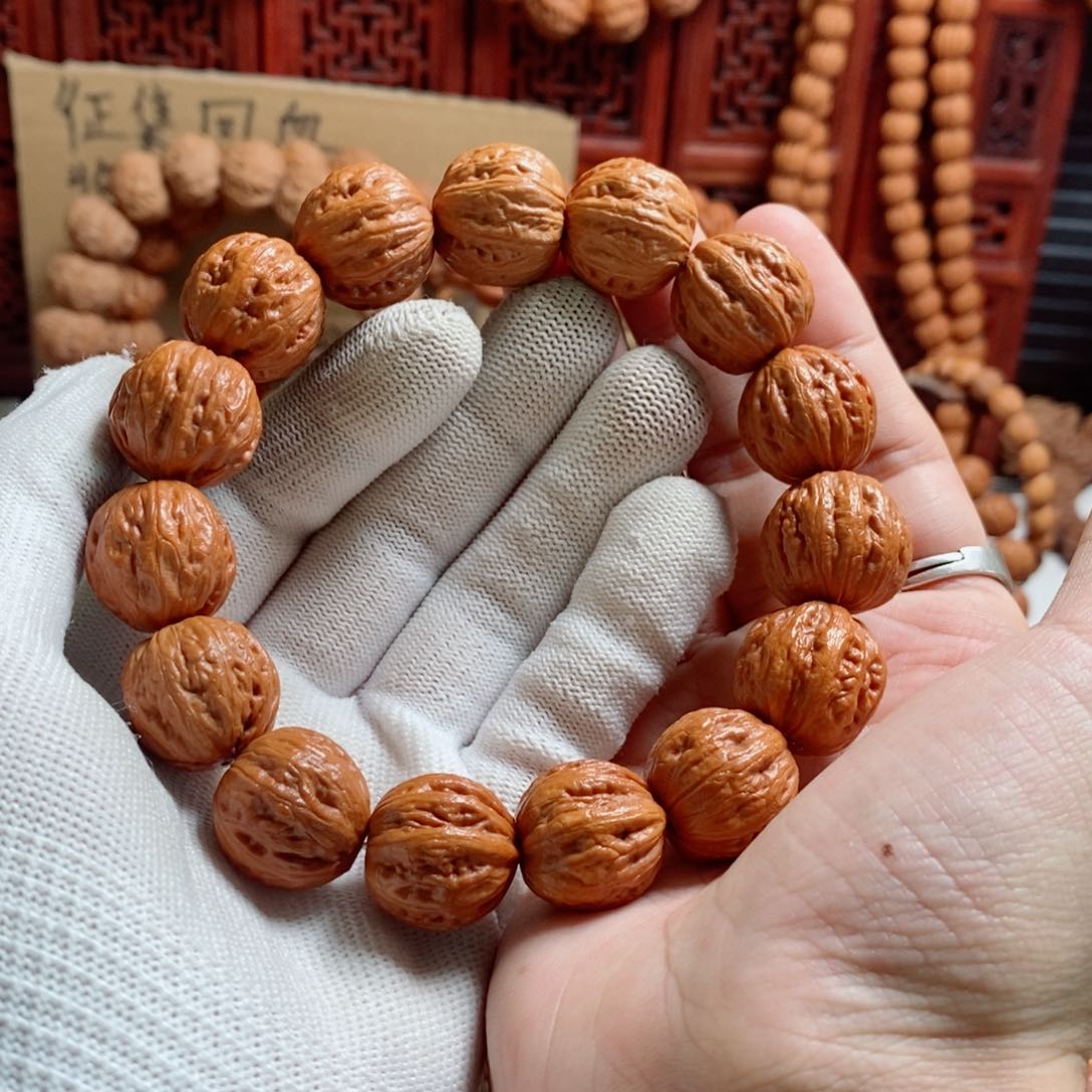 文玩核桃手串吼尺寸18