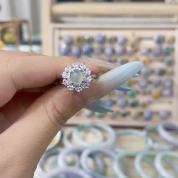 颈饰未镶嵌翡翠天然翡翠A货