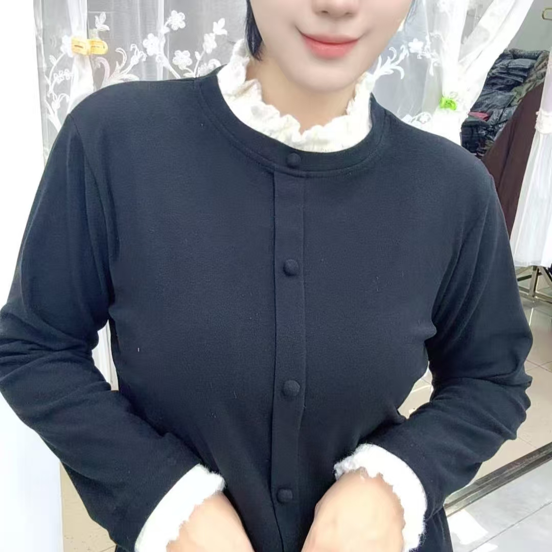 新款大码9191双面德绒保暖打底秋冬时尚内搭外穿洋气显瘦