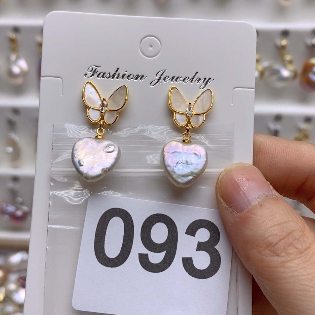 淡水珍珠颈饰银S925镶嵌93