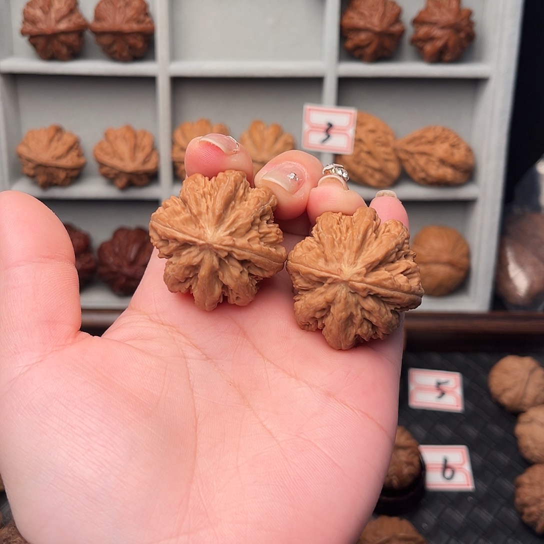 C***叔文玩核桃把件粗筋王L