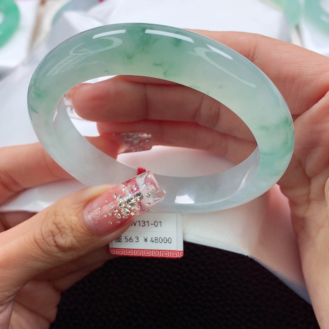 翡翠手镯未镶嵌55.56.57