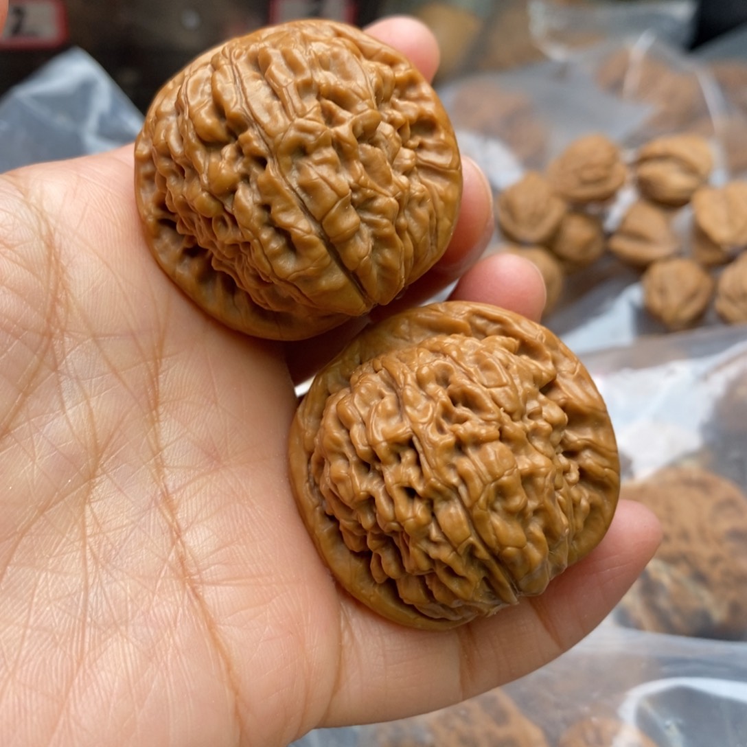 文玩核桃把件莲花39尺