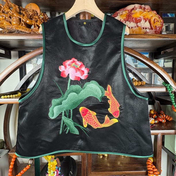 老弗爷新中式刺绣马甲337