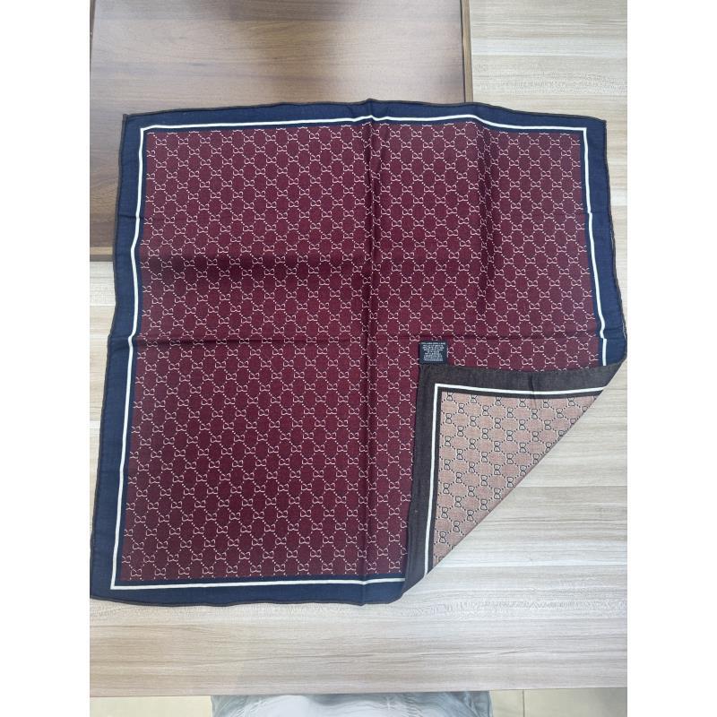 赞赞家【酒红蝴蝶结】65丝毛双面同花异色气质百搭斜纹丝巾女