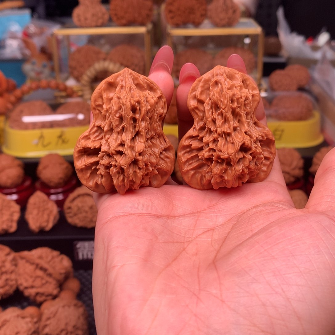 文玩核桃把件葫芦42