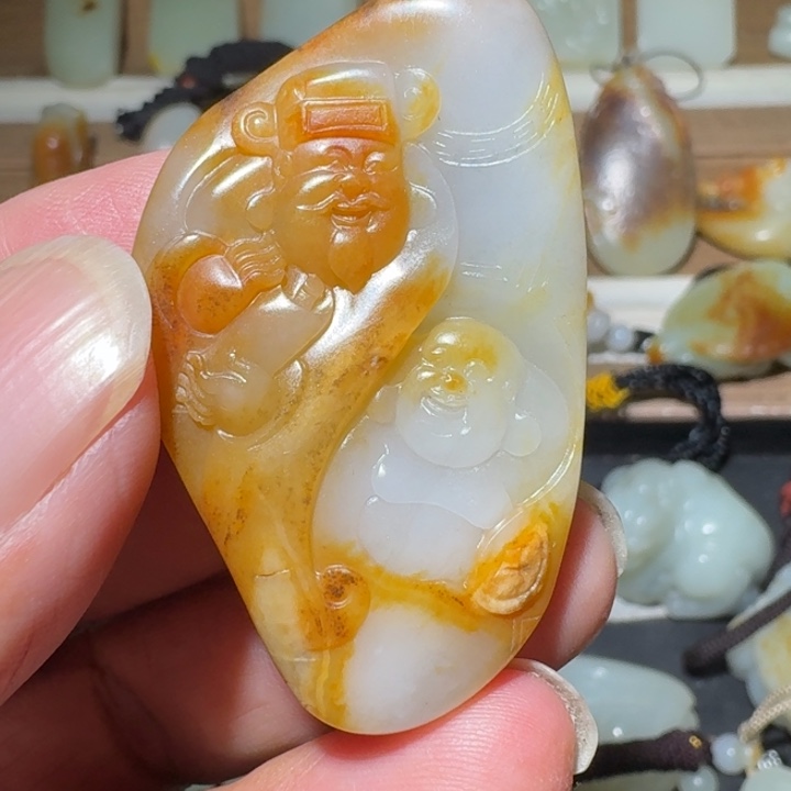 吊坠(不含链)未镶嵌和田玉