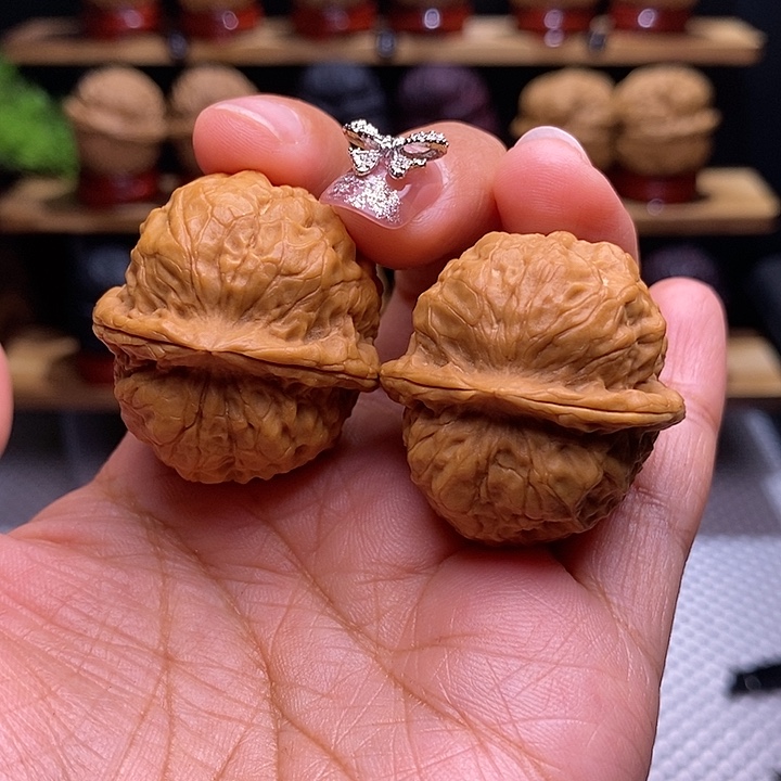 文玩核桃把件公子帽26