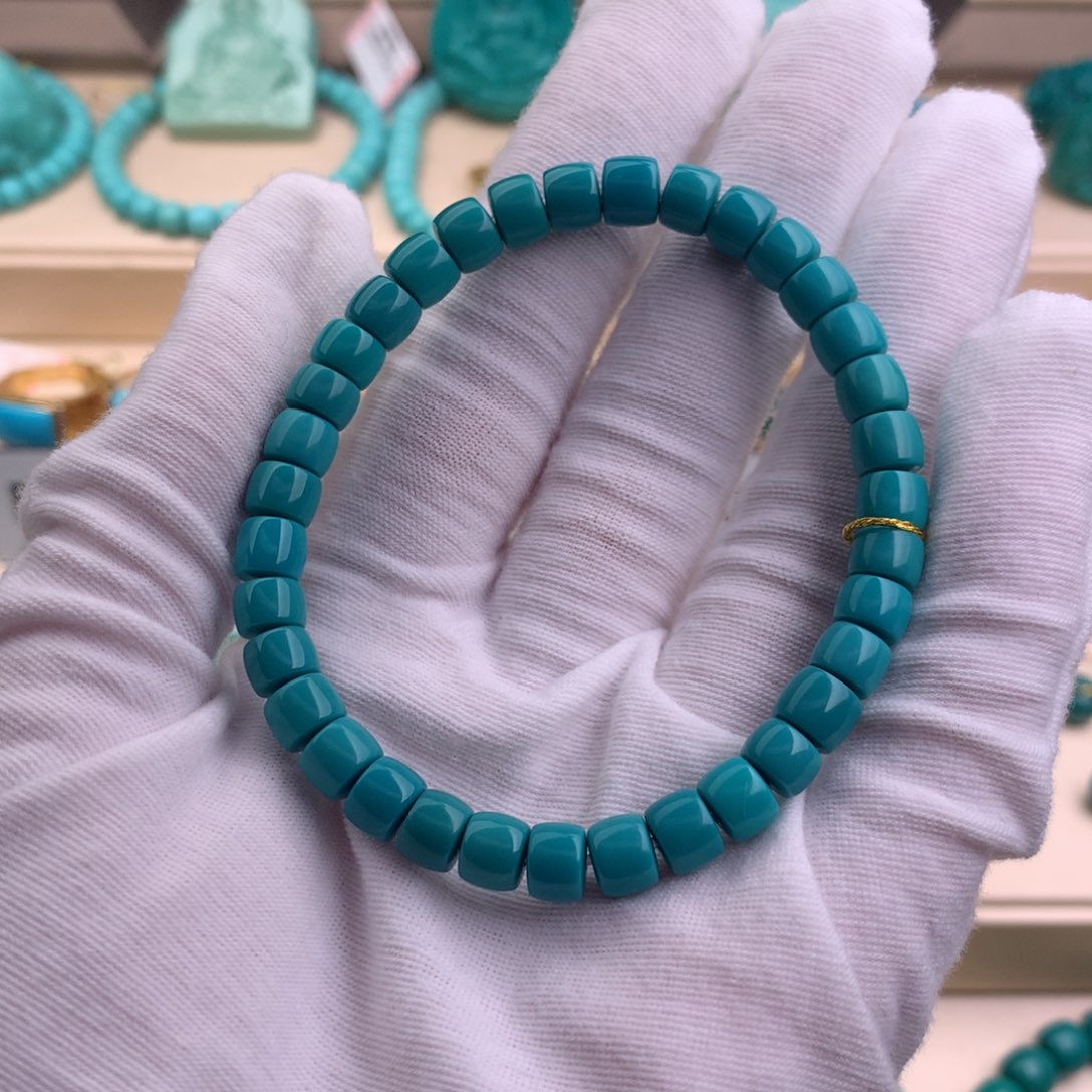 绿松石珠宝奇石未镶嵌顺****顺