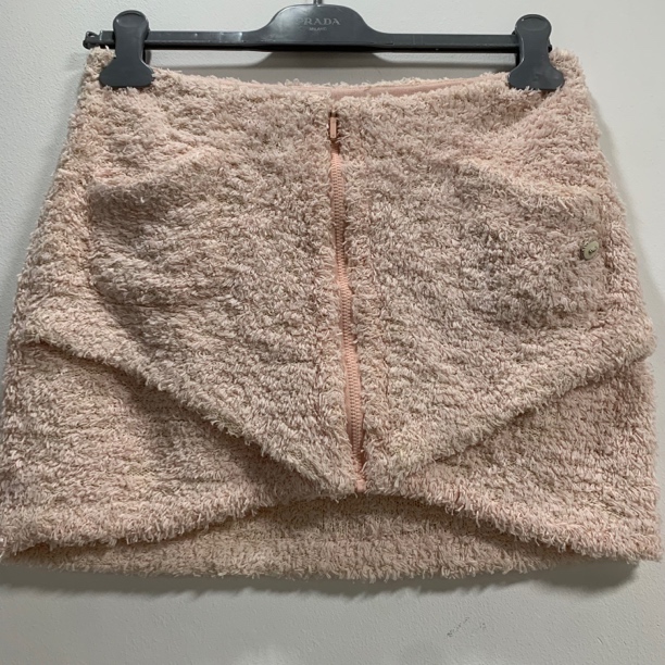 99新 Chanel/香奈儿 粉色半身裙/40码/A03688