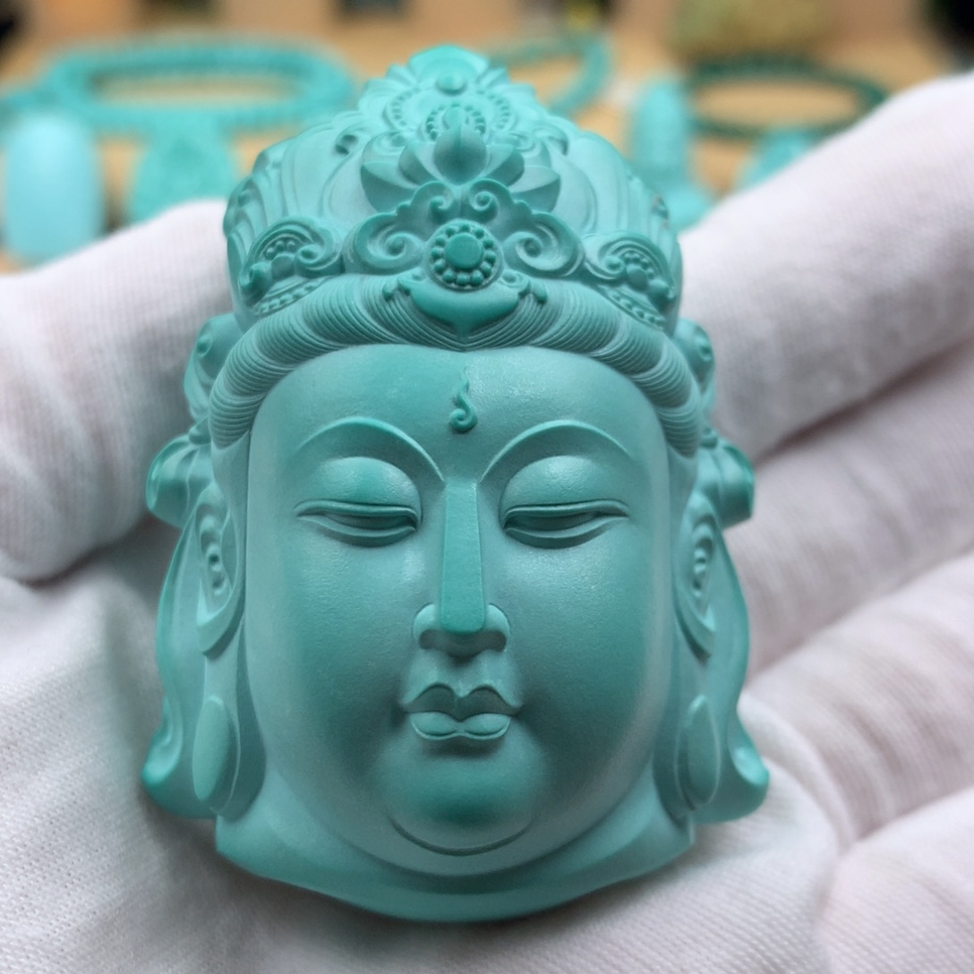 绿松石珠宝奇石未镶嵌