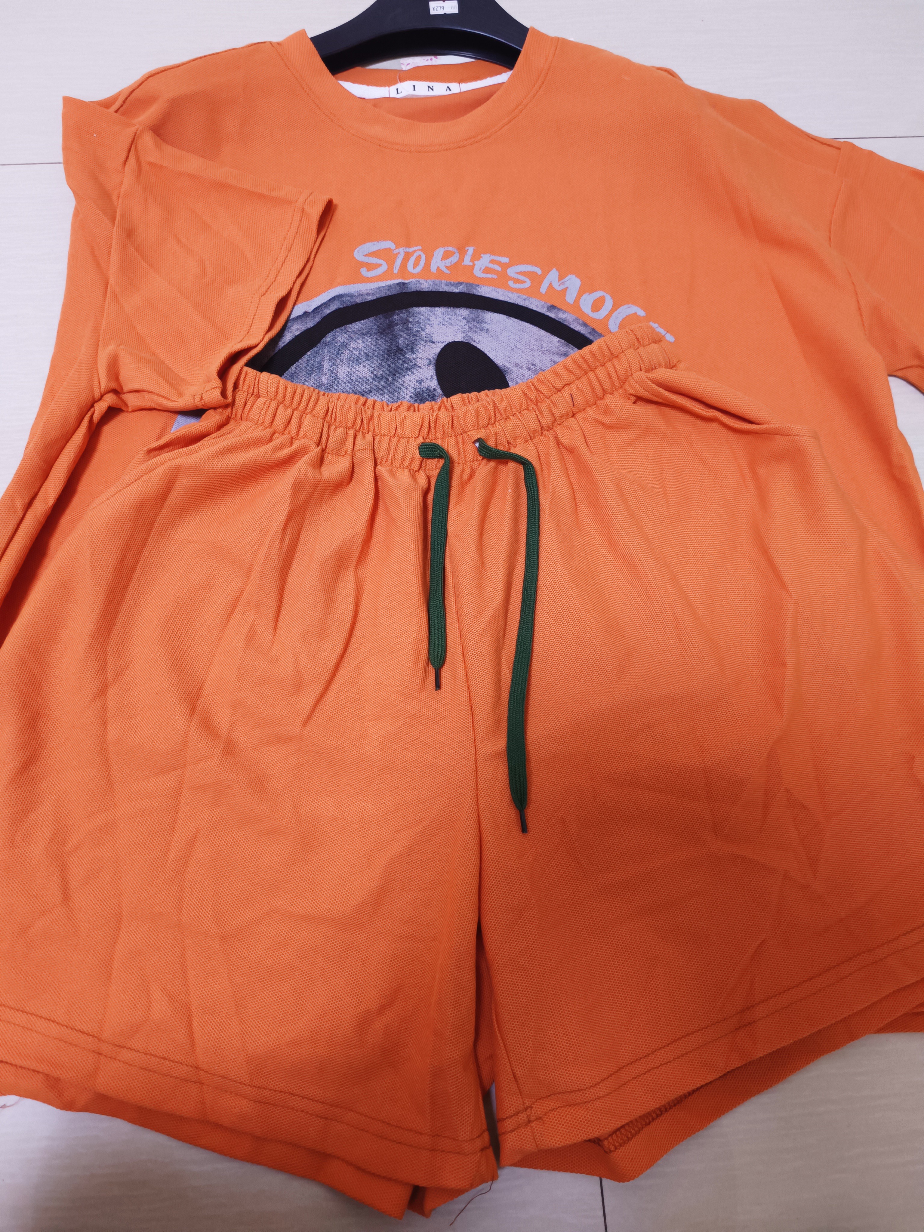 【阿丹家】休闲短袖套装  以主播穿款为主