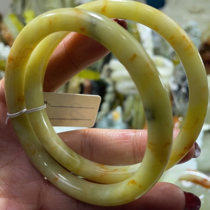 岫玉未镶嵌手镯58