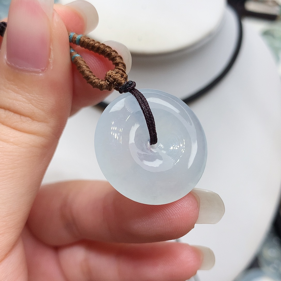 翡翠未镶嵌胸饰翡翠10，23.2/4.8