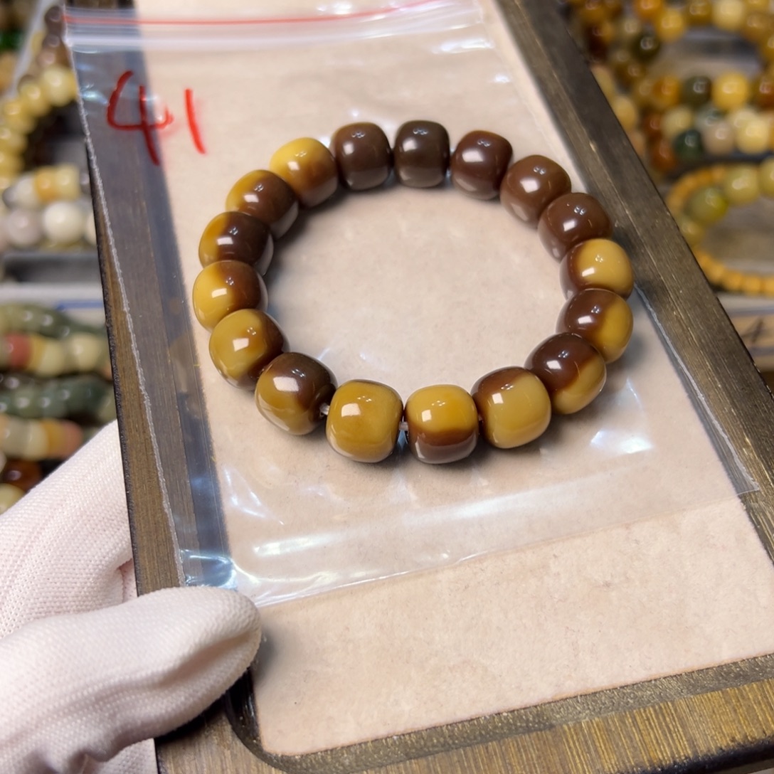 x***i菩提根/象牙果手串41号马蹄卡14