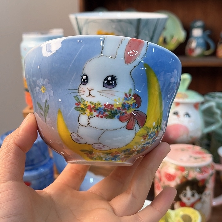 陶景德镇釉下手绘陶瓷 