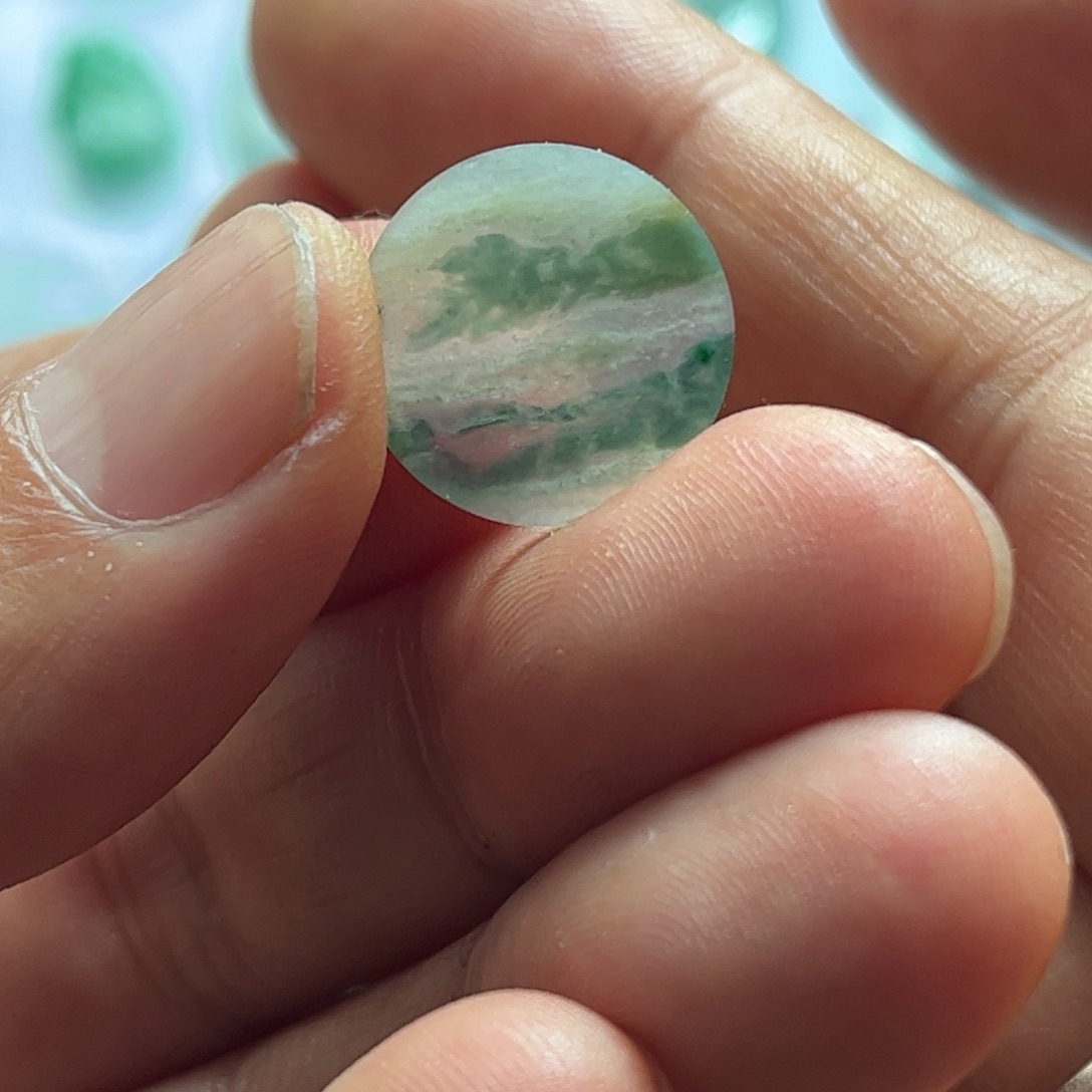 定制翡翠未镶嵌平安牌