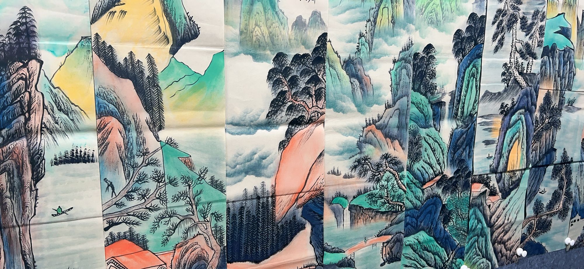 【树新】精品十二条屏装饰画通用链接