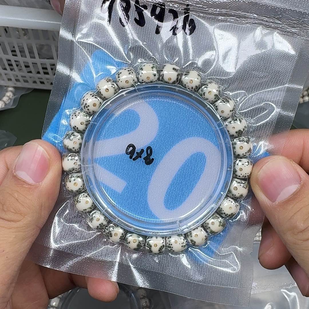 星月菩提吊坠98青花瓷单圈。   20