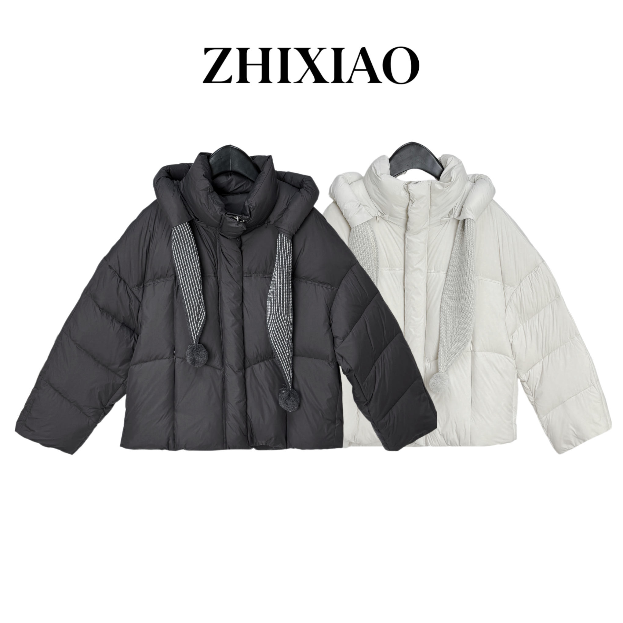 【ZHIXIAO】秋冬新款：连帽羽绒服外套TR1081