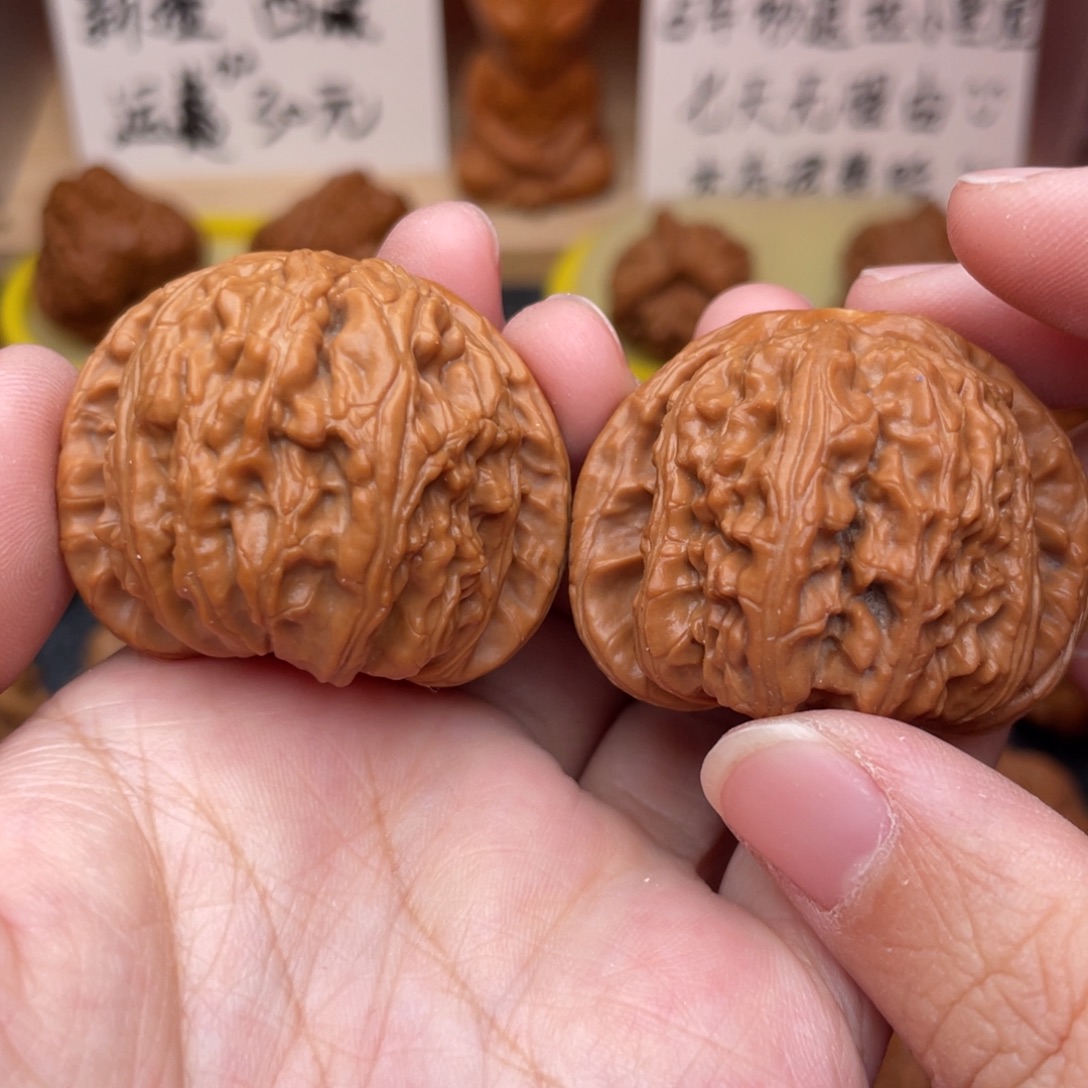 文玩核桃把件狮子40