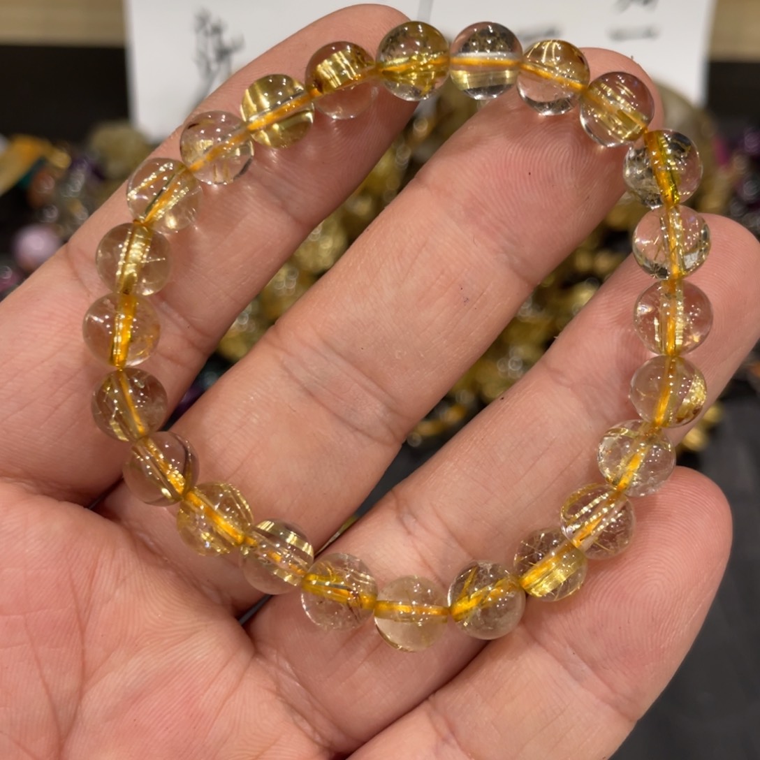 水晶手链未镶嵌c601钛晶