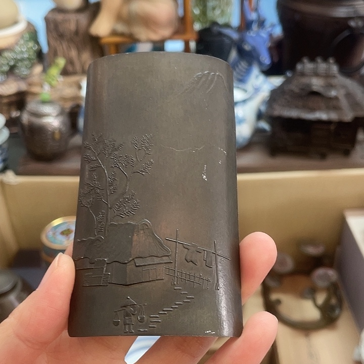 锡中古工艺品摆件