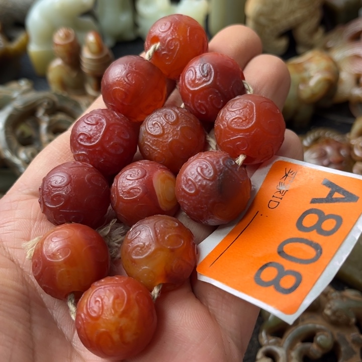 玛瑙/玉髓颈饰合金