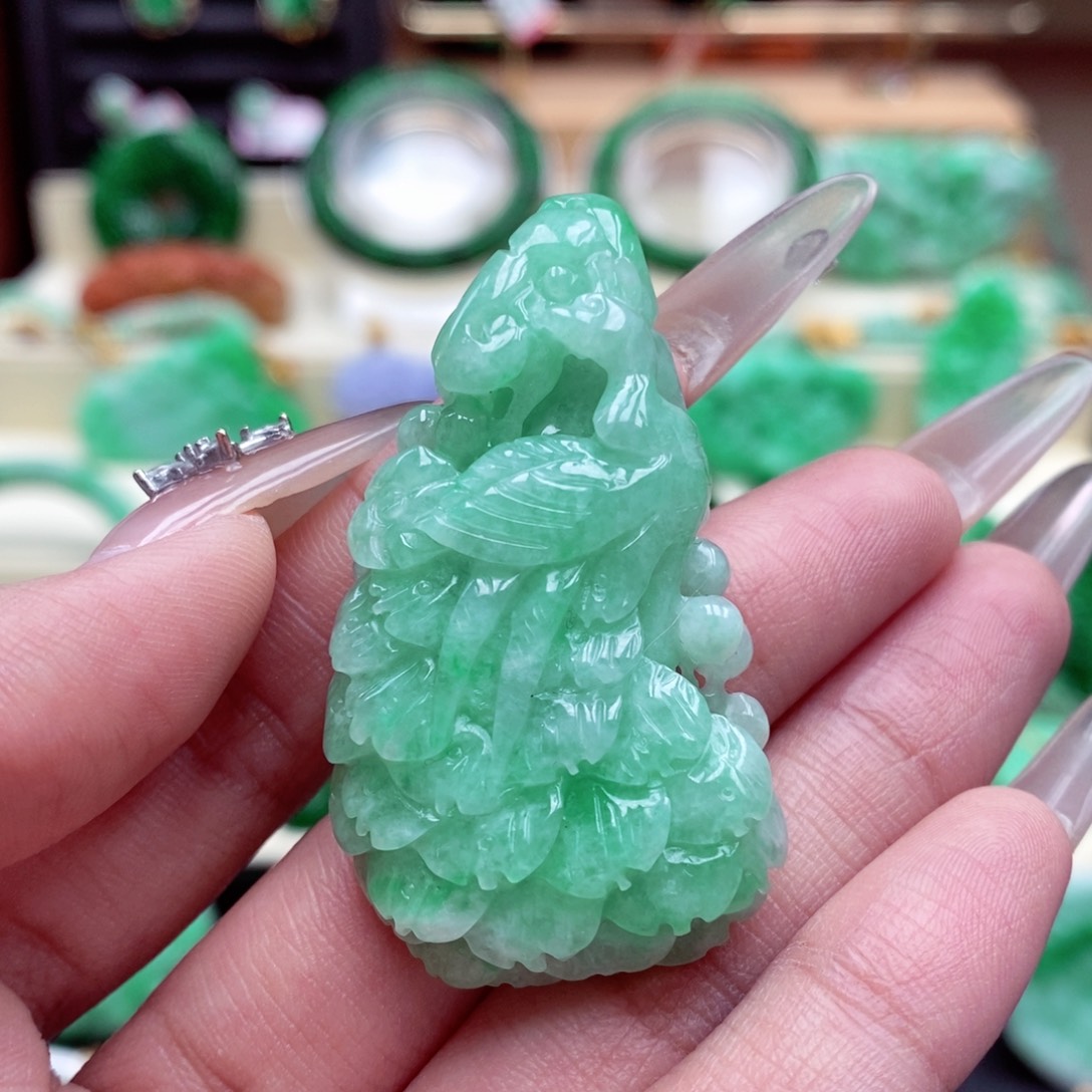 颈饰未镶嵌翡翠翡翠吊坠