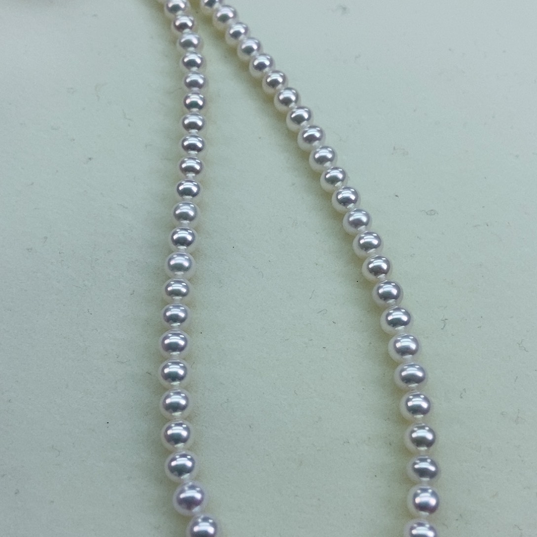 淡水珍珠4.5/5冷光炫彩小灯泡银S925镶嵌