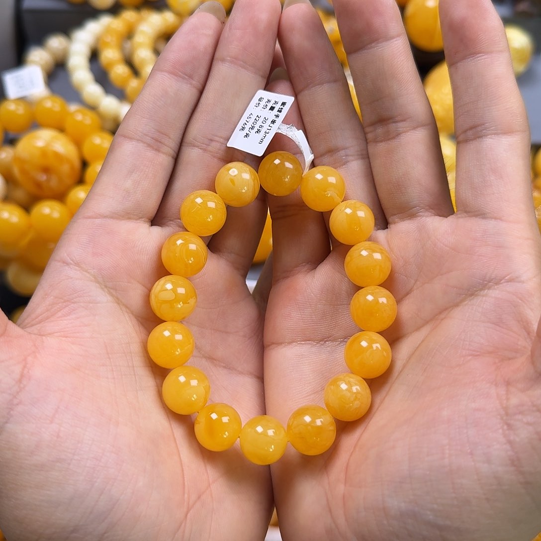 蜜蜡珠宝奇石未镶嵌13mm