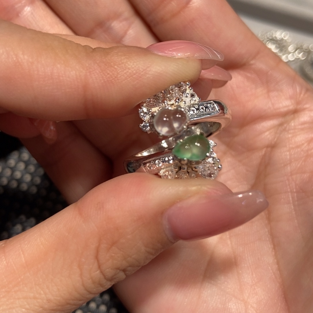 翡翠裸石天然缅甸翡翠葫芦戒指