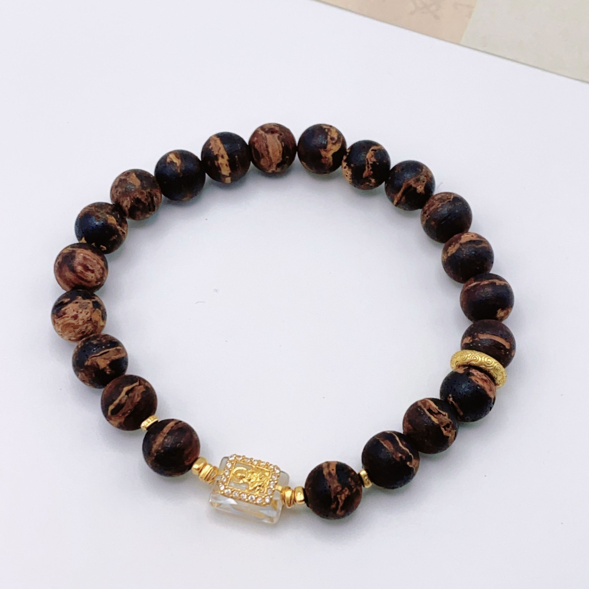 缅甸小叶降真香8mm黄金甲单圈