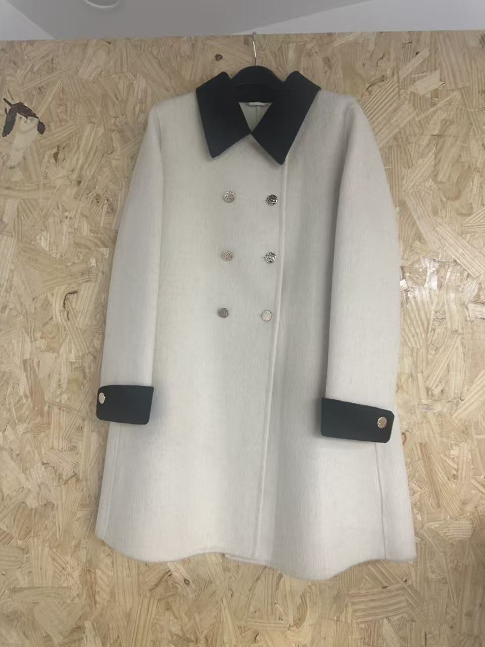 【小黑家青苍】高端设计师款双面羊毛大衣捡漏秋冬百搭时尚韩版