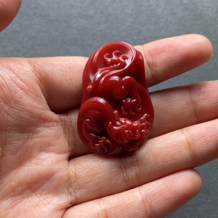 南红玛瑙配饰未镶嵌貔貅