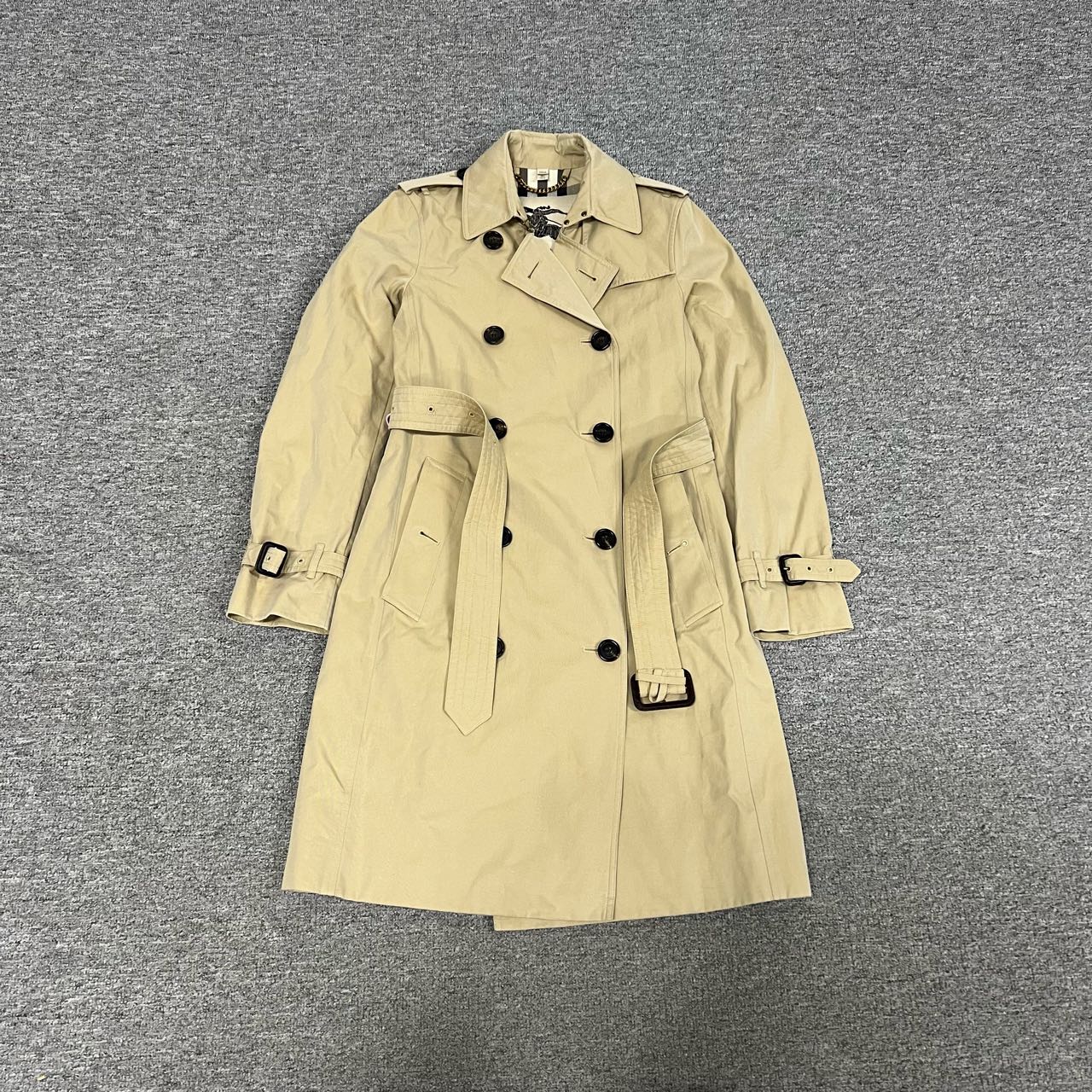 99新 BURBERRY/博柏利 Burberry 风衣uk4 肯辛顿