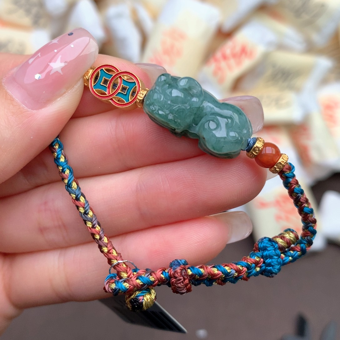 【闪购商品】翡翠手绳未镶嵌一