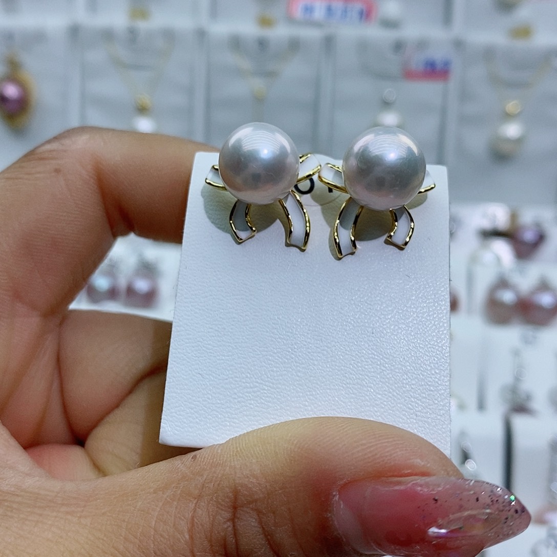 淡水珍珠银S925镶嵌吊坠(赠链)