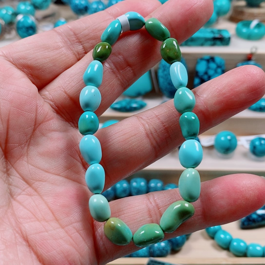 未镶嵌绿松石绿松石