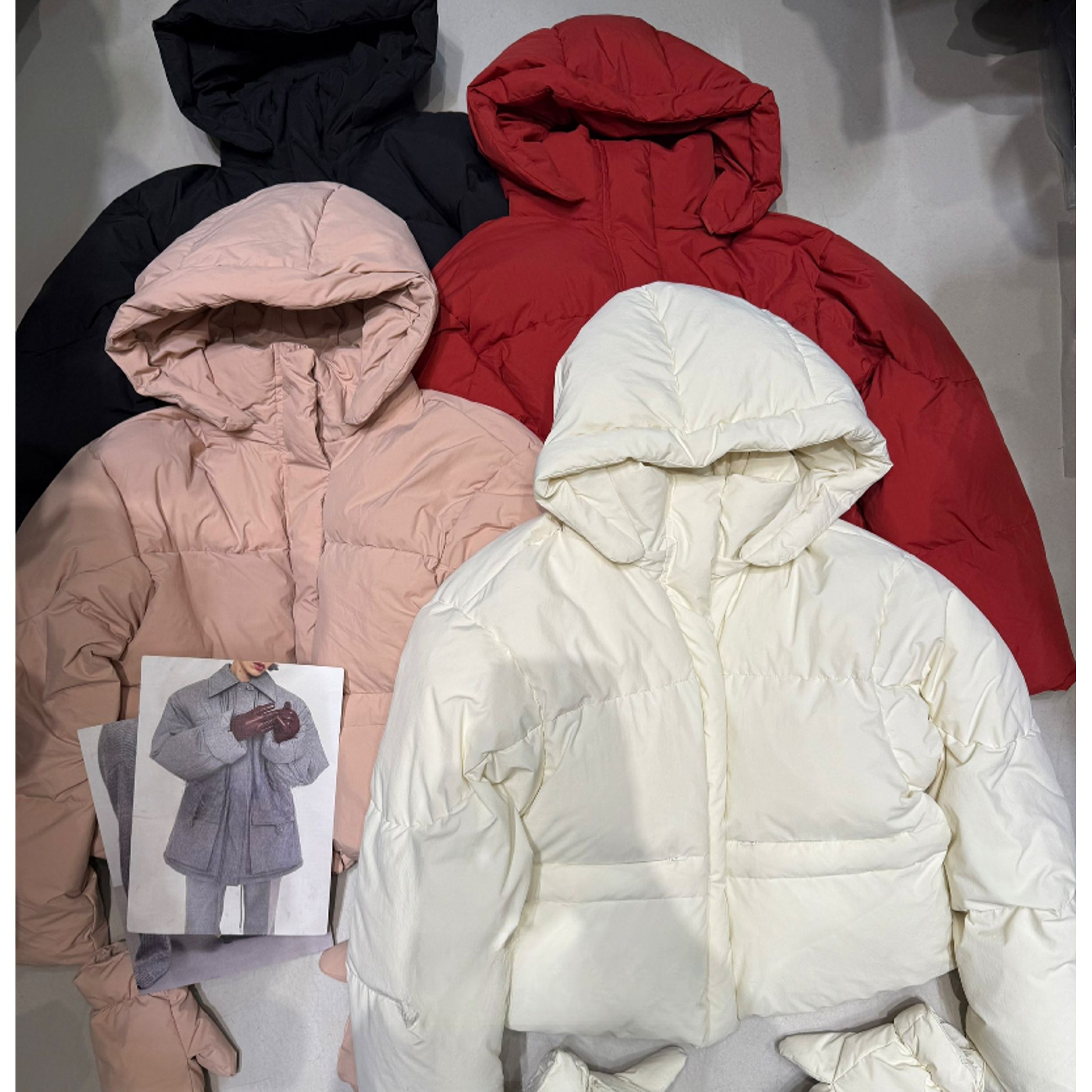 COCO ZHANG& BIZ韩系白鸭绒时尚保暖羽绒服1163