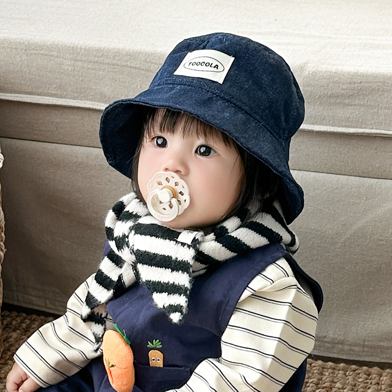 宝宝帽子渔夫帽牛仔盆帽婴幼儿春秋户外遮阳帽男女宝帽子ins